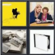 4 Pics 1 Word 5 Letter Answer album