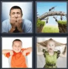 4 Pics 1 Word 5 Letter Answer antsy