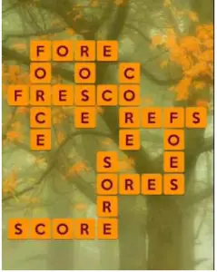 Wordscapes Fall 10 Level 570 answers