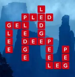 wordscapes cliff 9 level 137 answers