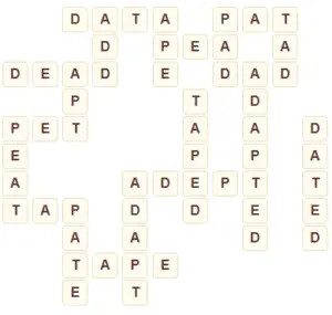Wordscapes Azure 8 level 5416 answers
