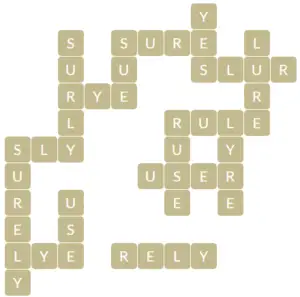 Wordscapes Bud 10 Level 4922 Answers