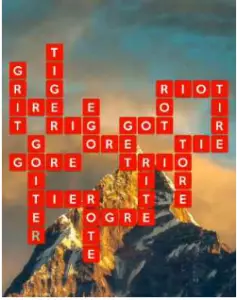 Wordscapes Crag 12 Level 5084 answers