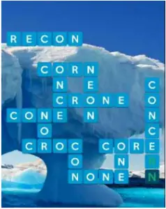 Wordscapes Glacial 16 Level 4336 answers