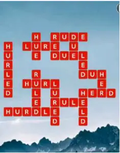 Wordscapes High 12 Level 5100 answer