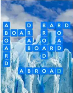 Wordscapes Ice 10 Level 4394 answers