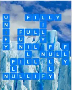 Wordscapes Ice 8 Level 4392 answers