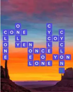 Wordscapes Pyre 10 Level 3610 answers