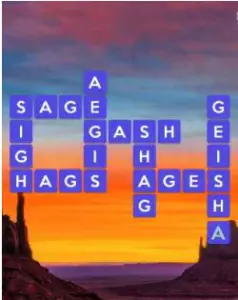 Wordscapes Pyre 13 Level 3613 answers