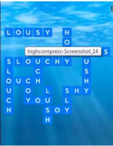Wordscapes Ripple 14 Level 2414 answers