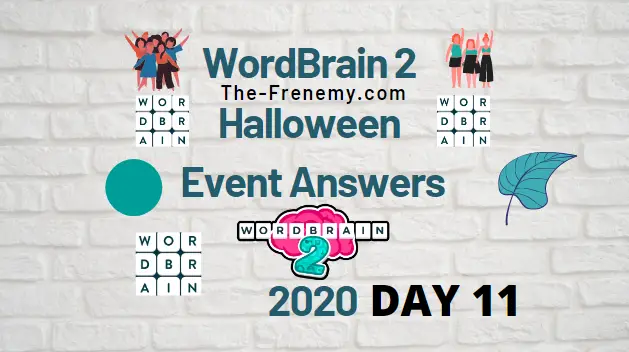 Wordbrain 2 Halloween Day 11 Answers October 2020