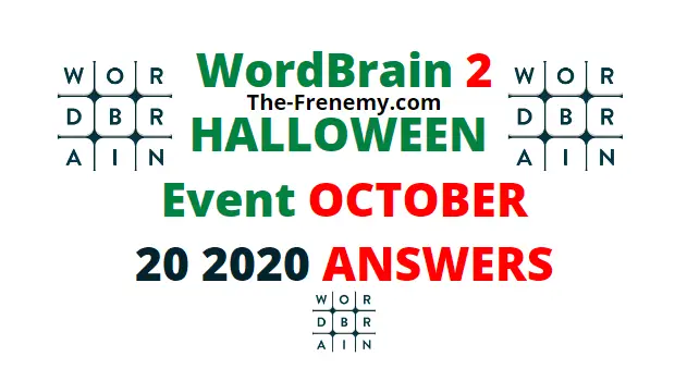 Wordbrain 2 Halloween October 20 2020 Answers Daily