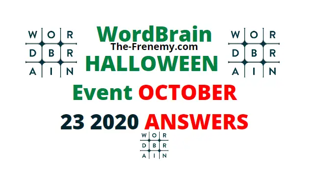 Wordbrain Halloween October 23 2020 Answers Daily