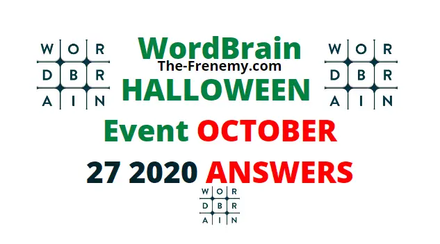 Wordbrain Halloween October 27 2020 Answers Daily
