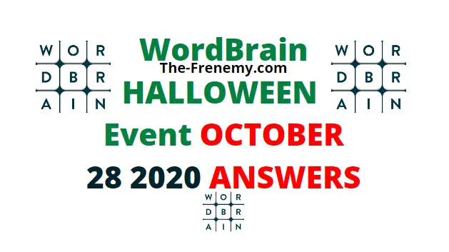 Wordbrain Halloween October 28 2020 Answers Daily
