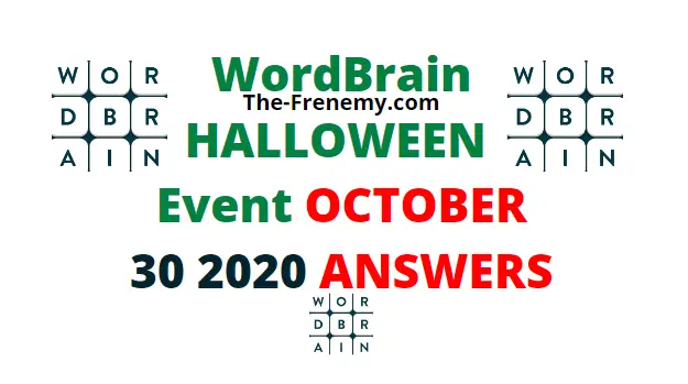 Wordbrain Halloween October 30 2020 Answer Daily