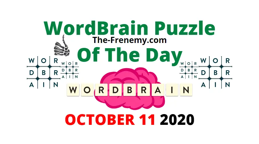 Wordbrain Puzzle of the Day October 11 2020 Answers
