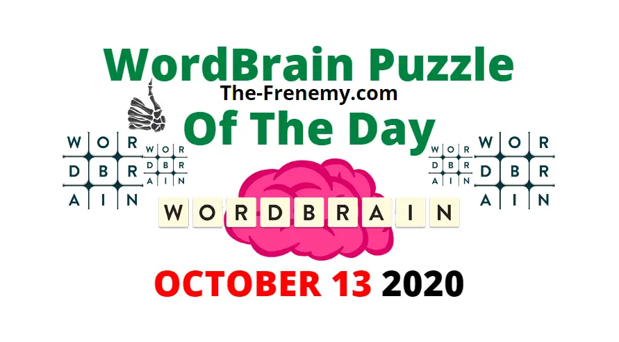 Wordbrain Puzzle of the Day October 13 2020 daily