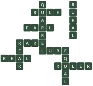 Wordscapes Below 7 level 15591 answers