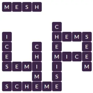 Wordscapes Cosmo 9 level 16073 answers