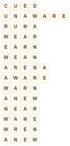 Wordscapes Frond 7 level 6135 answers