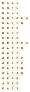 Wordscapes Hole 3 level 6355 answers