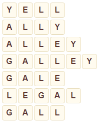 Wordscapes Icey 14 level 7070 answers