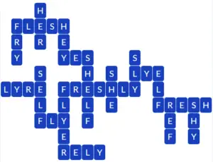 Wordscapes Icey 8 level 19192 answers