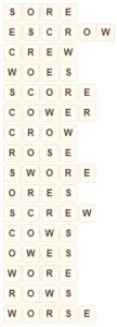 Wordscapes Lavish 13 level 7469 answers