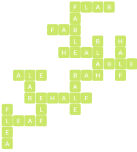 Wordscapes Leaf 16 level 16608 answers