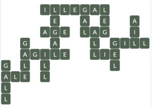Wordscapes Leaf 9 level 18697 answers