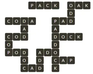 Wordscapes Pond 10 level 16714 answers