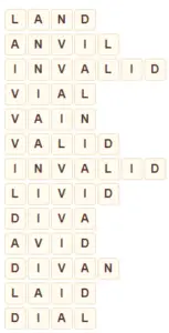 Wordscapes Pyre 4 level 9540 answers