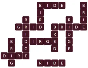 Wordscapes Pyre 5 level 15733 answers