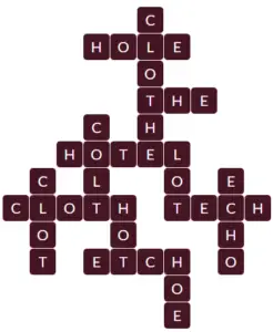Wordscapes Pyre 6 level 13670 answers