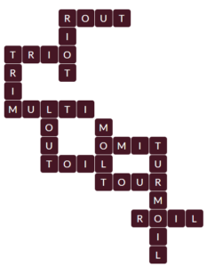 Wordscapes Pyre 9 level 15737 answers