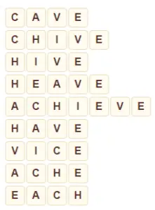 Wordscapes Shell 15 level 7359 answers