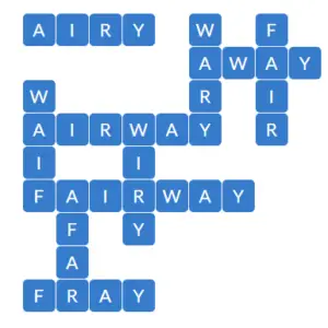 Wordscapes Soar 16 level 18624 answers