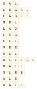 Wordscapes Still 12 level 8252 answers