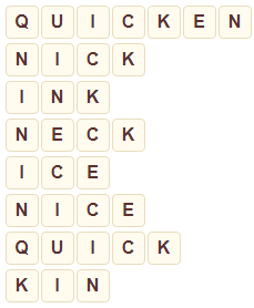 Wordscapes Tick 3 level 9043 answers