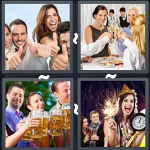 4 Pics 1 word Level 220 Answers