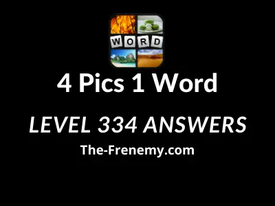 4 Pics 1 Word Level 334 Answers Puzzle The Frenemy