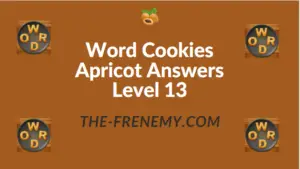 Word Cookies Apricot Answers Level 13