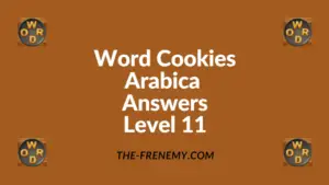 Word Cookies Arabica Level 11 Answers