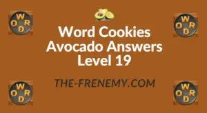 Word Cookies Avocado Answers Level 19