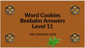 Word Cookies Beebalm Level 11 Answers