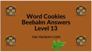 Word Cookies Beebalm Level 13 Answers