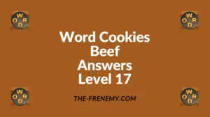 Word Cookies Beef Level 17 Answers