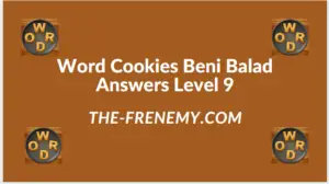 Word Cookies Beni Balad Level 9 Answers