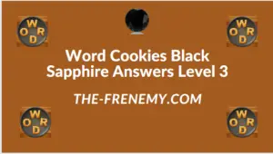 Word Cookies Black Sapphire Level 3 Answers
